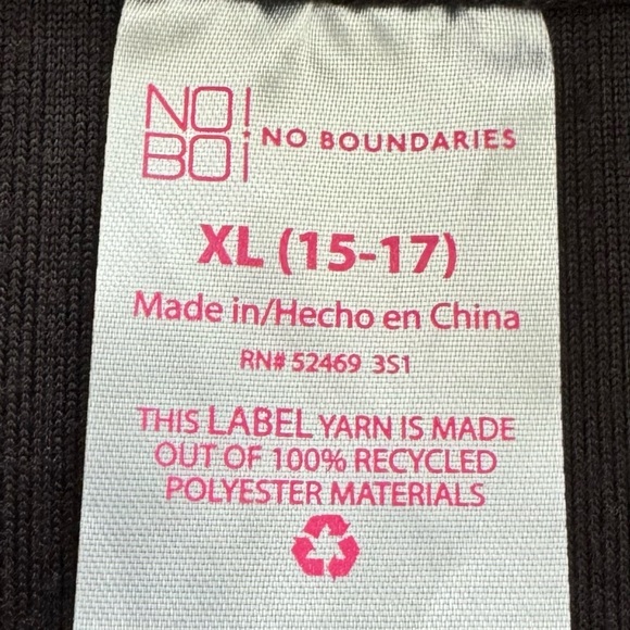 No Boundaries Junior black ribbed 1/4 zip collared bodycon mini dress, size XL - Picture 3 of 14